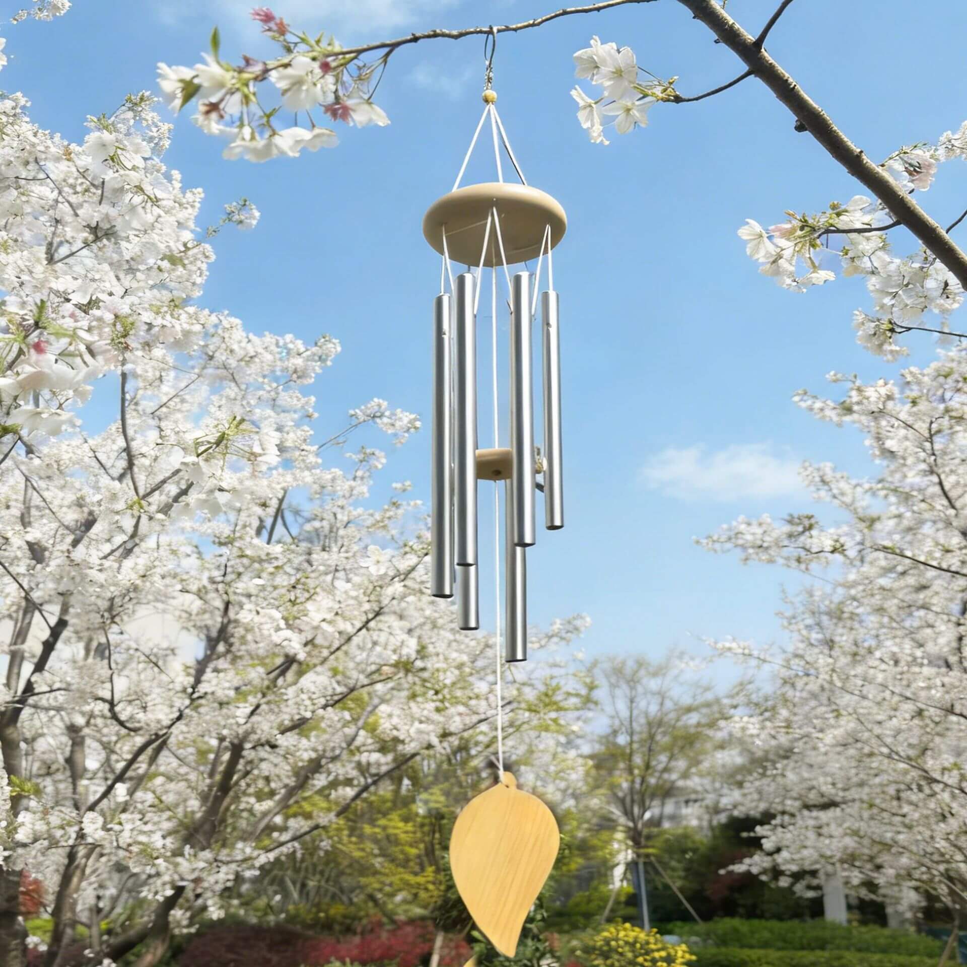 Six-tube wind chime