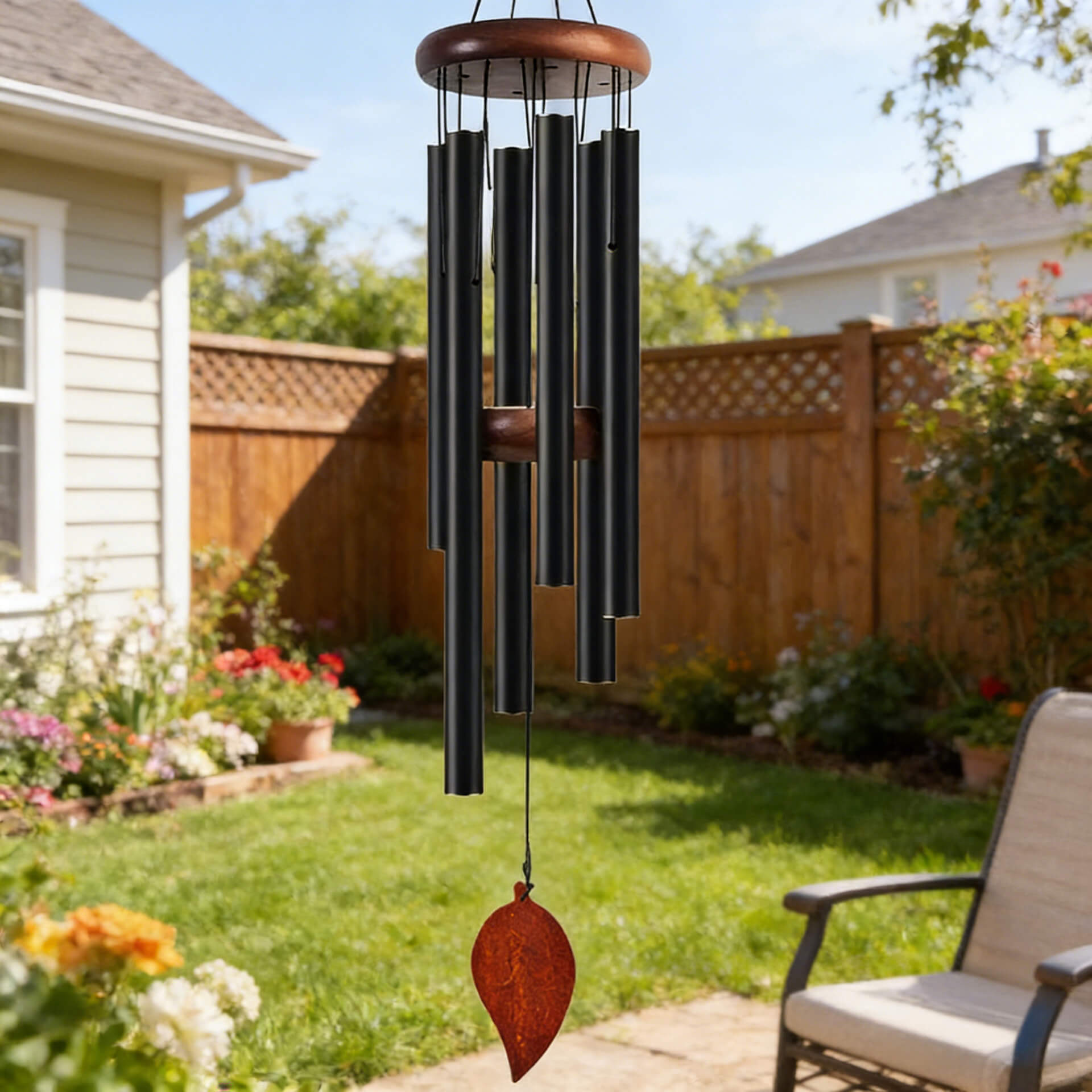 Six-tube wind chime