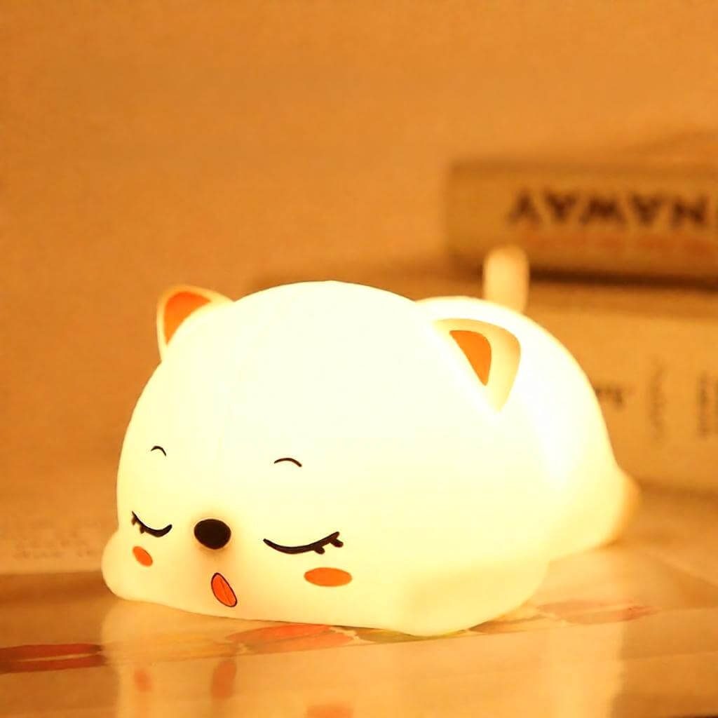 Purring Cat Night Light