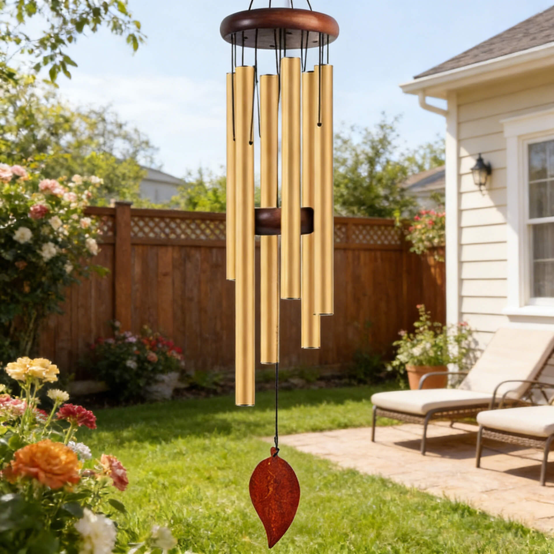 Six-tube wind chime