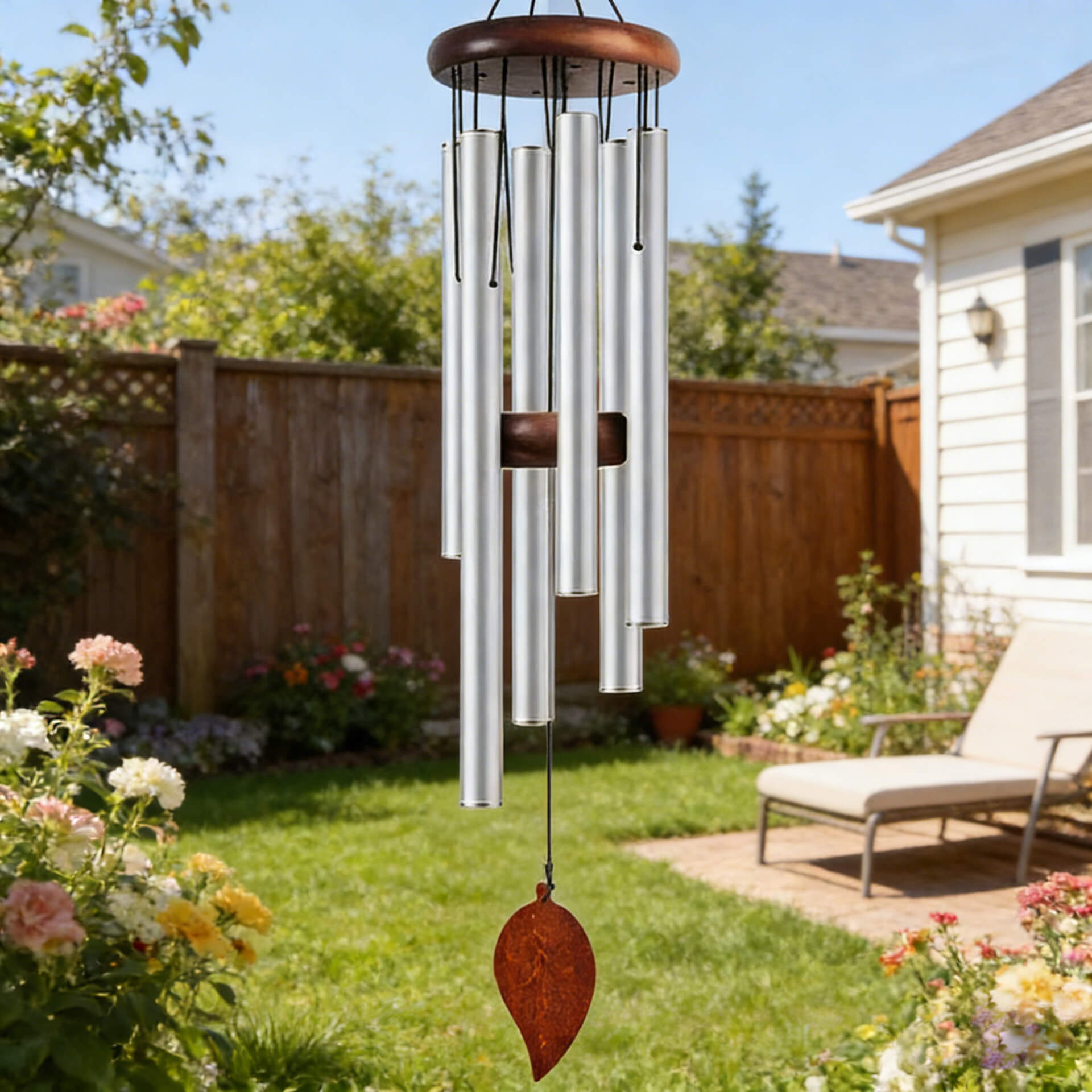 Six-tube wind chime