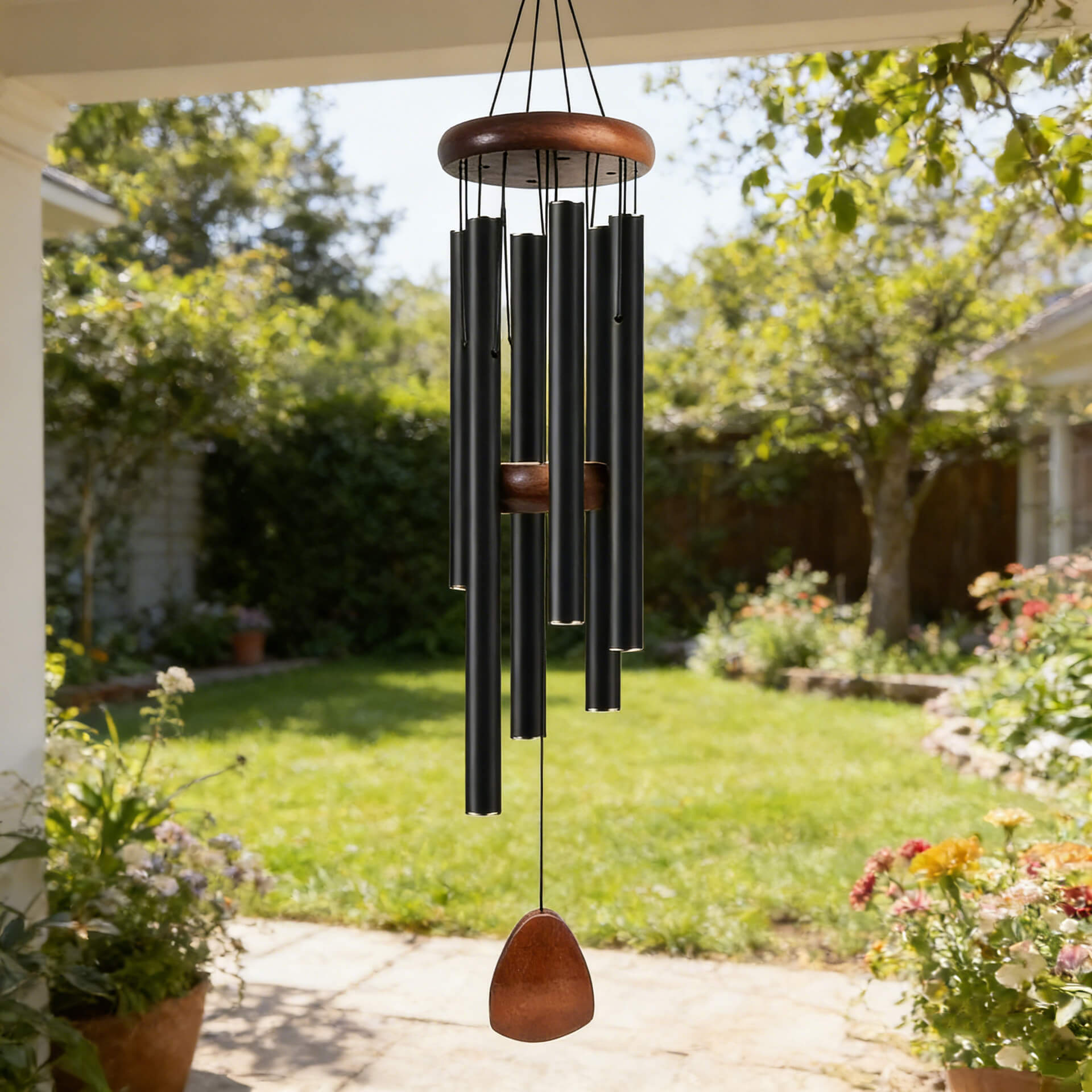 Six-tube wind chime